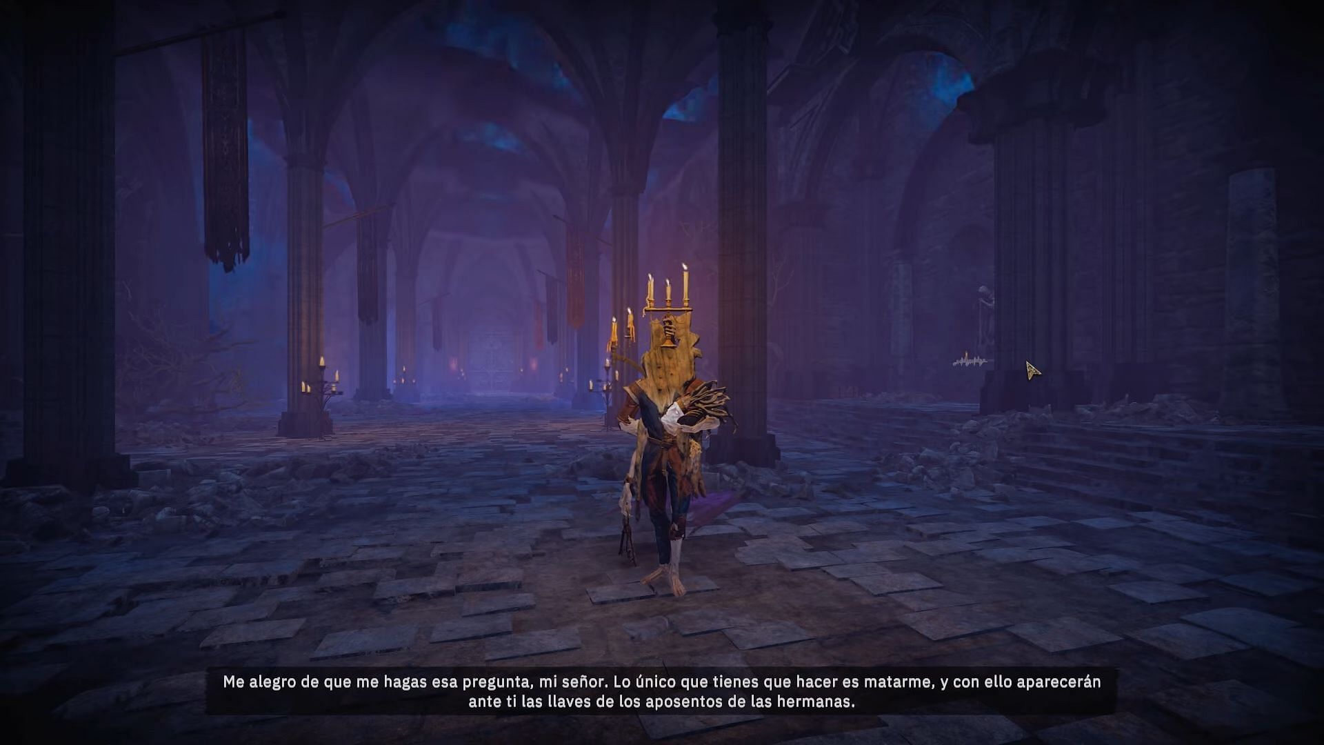 The Custodian in Throne Of The Depths quest (Image via Awaken Realms // YouTube/MapisGamer 2)